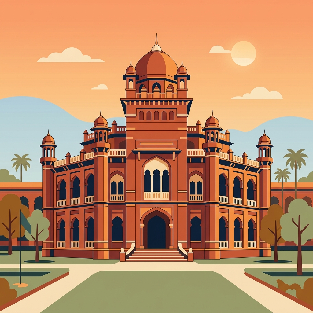 Dhaka University Illustration